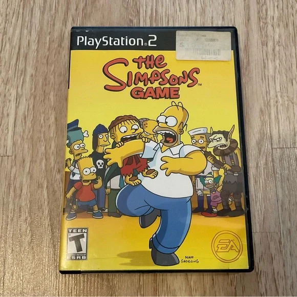 The Simpsons Game PS2 PlayStation 2 EA Teen